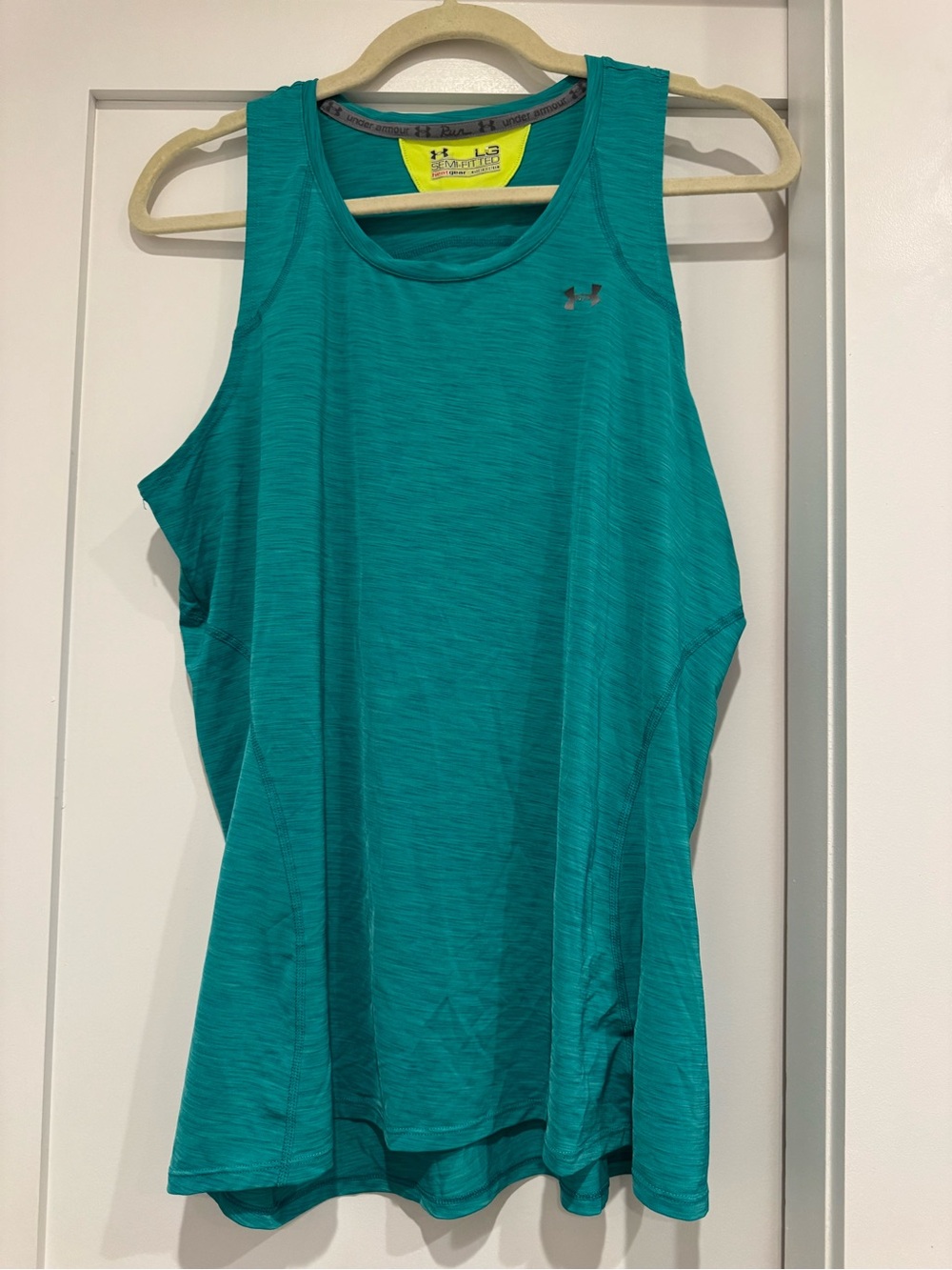 Under Armour Teal Active Scoop-Neck Tank